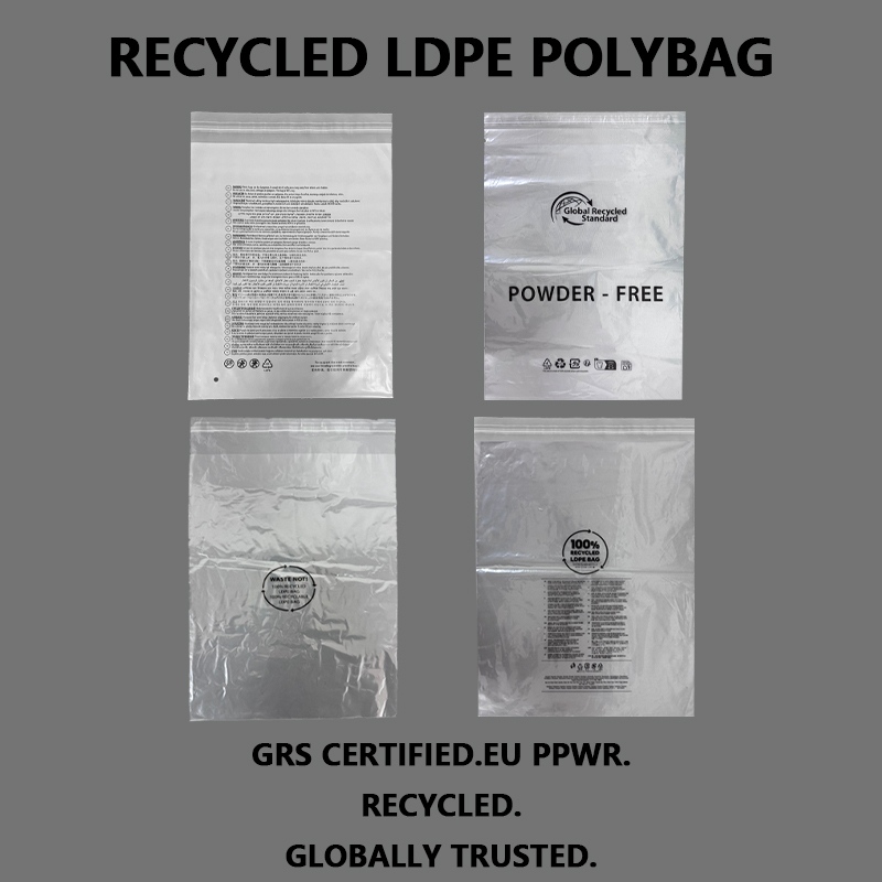 Zeal X лансира GRS сертифицирана рециклирана LDPE Polybag за одржливо пакување облека и малопродажба