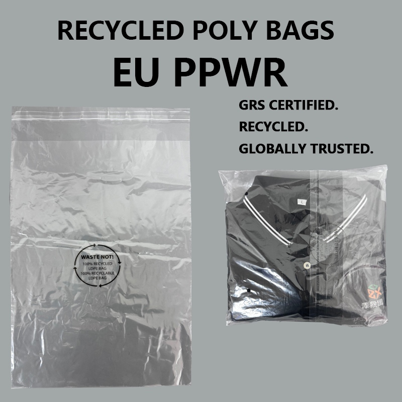 Zeal X лансира рециклирани LDPE поли кеси за пакување облека додека ЕУ PPWR стапува на сила